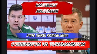 FIFA 2026 SARALASH OZBEKISTON VA TURKMANISTON [upl. by Ainesej]