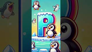 P is for Penguin Cool and Cute  Alphabet Poem for Kids [upl. by Yerocaj]