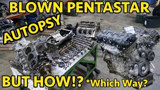 PENTASTAR CARNAGE Popped Dodge Charger 36 V6 Teardown Maserati Comparison BONUS [upl. by Taran]