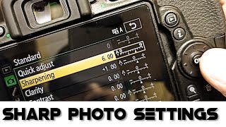 Nikon D5600 DSLR Camera Settings for Sharp Photo [upl. by Liebman]