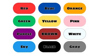 Learn the Names of Colors  Fun amp Educational Video for Kids [upl. by Ursi]