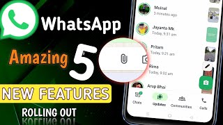 WhatsApp Best 5 Features  WhatsApp Upcoming Features  WhatsApp New Update  WhatsApp Feature [upl. by Atihcnoc]