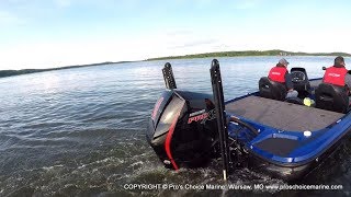 The new V8 Mercury 250HP 4 Stroke on a Nitro Z20 in action on the water [upl. by Asilat]