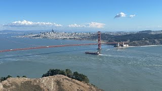 Hiking Trail  Hawk Hill Marin Headlands Sausalito  11152024 [upl. by Ddarb691]