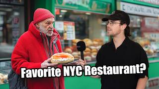 Asking New Yorkers Their Favorite Restaurant [upl. by Neelrak]