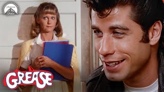 Grease  4 Minutes of the Grease Cast ACTUALLY Going to School  Paramount Movies [upl. by Anirtik]