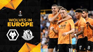 Jota bags in Europe  Wolves 20 Crusaders  2019 Europa League Highlights [upl. by Anela9]