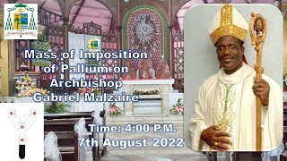 Mass of Imposition of Pallium on Archbishop Gabriel Malzarie [upl. by Suivatco]