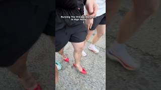 Curtis Hargrove running the Chicago Marathon in High Heels Find out why [upl. by Mariel540]