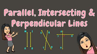 PARALLEL INTERSECTING amp PERPENDICULAR LINES  GRADE 4 [upl. by Atiluj]