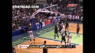 Brgy Ginebra Vs Global Port Batang Pier March 212014 4th Quarter [upl. by Aihsilef]