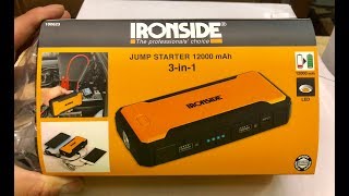 NEW IRONSIDE CAR starter 12000 mAh [upl. by Yrreb]