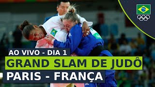 GRAND SLAM DE JUDÔ PARIS  0202  AO VIVO  DIA 1 [upl. by Narual841]