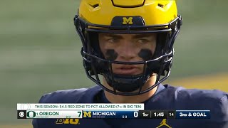 MICHIGAN vs OREGON Highlights College INSANE Football Game Full [upl. by Ateuqahs]