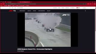 F 1 1998 Spa Start Crash [upl. by Iviv322]