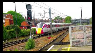 LNER Azuma 801201 departs York [upl. by Nightingale125]