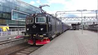 ► Tog i  Trainspotting in Oslo Norway 180512 [upl. by Odnomyar]