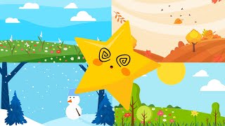 The Seasons Song  Song for kids  Star Shine  Nursery Rhymes for Preschool [upl. by Knick554]