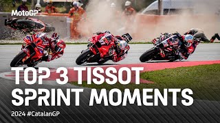 Top 3 Tissot Sprint Moments 🤯  2024 CatalanGP [upl. by Anett904]