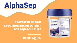 AlphaSep Premier Disinfectant Solution for Aquaculture [upl. by Betty308]