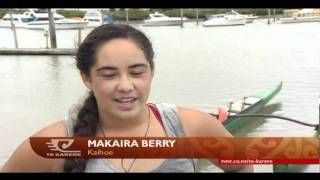 Waitakeres Waka Ama team ready to paddle [upl. by Lynden]