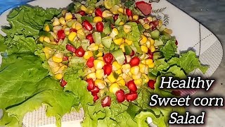 Healthy and tasty corn salad  Sweet corn salad recipe food logic [upl. by Fendig]