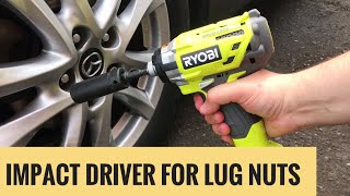 Remove Lug Nuts with Impact Driver [upl. by Anneiv]