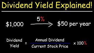 The Dividend Yield  Basic Overview [upl. by Acalia254]