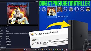 DirectPackageInstaller a tool to send PKG to your PS4 from direct links using GoldHEN payloader [upl. by Esinaj]