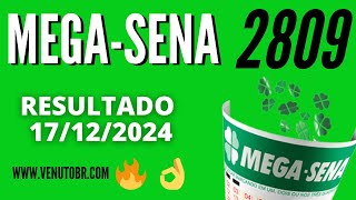 🍀 Resultado MegaSena 2809 resultado da megasena de hoje concurso 1712 [upl. by Kind]