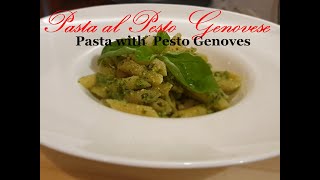 Pasta al Pesto alla Genovese Pasta with Pesto Genovese Sauce [upl. by Risan]