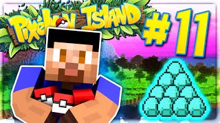 DIAMOND MINING  PIXELMON ISLAND SMP 11 Pokemon Go Minecraft Mod [upl. by Clapp]