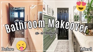 BATHROOM MAKEOVER on a BUDGET 2023  DIY Bathroom Renovation Ideas amp Tips [upl. by Nahtaneoj]