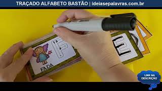 Traçado Alfabeto Bastão  Desvende o Mundo da Educação Infantil com o Alfabeto Bastão [upl. by Ryan]