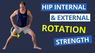 NEW Hip Internal and External Rotation Exercise for⬆️ Strength amp Range [upl. by Llehcear]