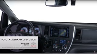 Know your Toyota  Toyota Dash Camera User Guide [upl. by Nakada]