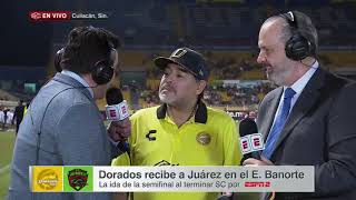 Maradona dando la entrevista bien loco [upl. by Sabu]