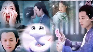 my snake wife 😍💗  chinese drama hindi mix songs 💗 full story💓 [upl. by Enelyk625]