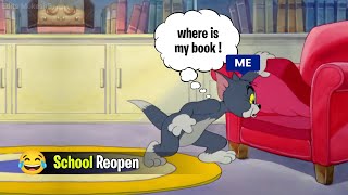 School Reopen  tom and jerry meme  Edits MukeshG [upl. by Sheff]