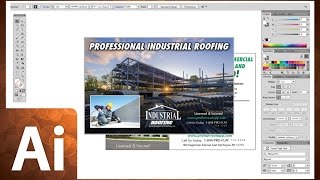 Professional Postcard Design In Adobe Illustrator Creative Cloud [upl. by Joye976]