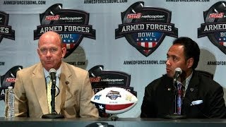 Bell Helicopter Armed Forces Bowl Head Coaches Press Conference [upl. by Trilbee]