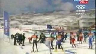 Winter Olympics Salt Lake City 2002  1010 km pursuit freestyle part 1 of 4 [upl. by Diad559]