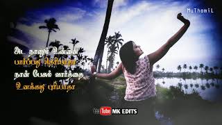 Nilave Nilave Song WhatsApp Status Tamil [upl. by Ynelram]