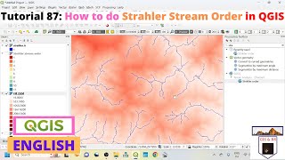 How to do Strahler Stream Order in QGIS [upl. by Luigino]