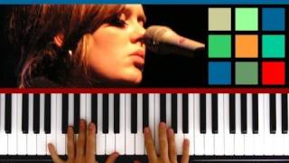 quotRolling In The Deepquot by Adele  Piano Tutorial  Sheet Music [upl. by Malena]