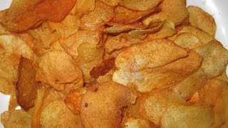 Potato Chips recipe by Savita Benur [upl. by Grishilde]