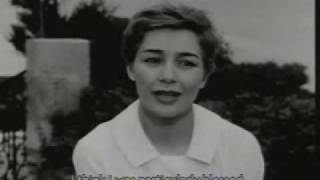 Emmanuelle Riva interview 1959 [upl. by Ahsiatal]