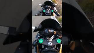 Ninja ZX6R  Startup  Take Off kawasaki ninja zx6r motorcycle [upl. by Philemol121]