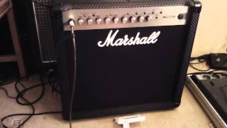 Marshall MG50CFX recorded with KORG TMR50 [upl. by Nodnol]