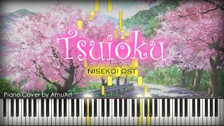 Nisekoi 니세코이 OST  Tsuioku Recollection│Healing Anime OST Piano Cover amp Tutorial [upl. by Haerr653]